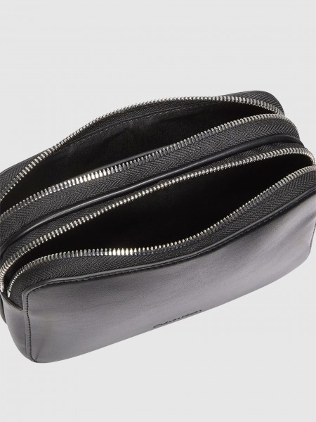 Mala Calvin Klein Mulher Webbing Double Strap Camera Bag