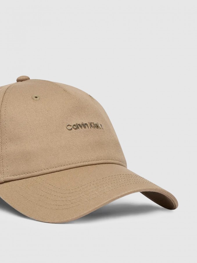 Caps Woman Beige Calvin Klein
