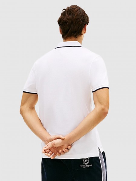 Polo Tommy Hilfiger Homem Pique Undercollar Reg Polo