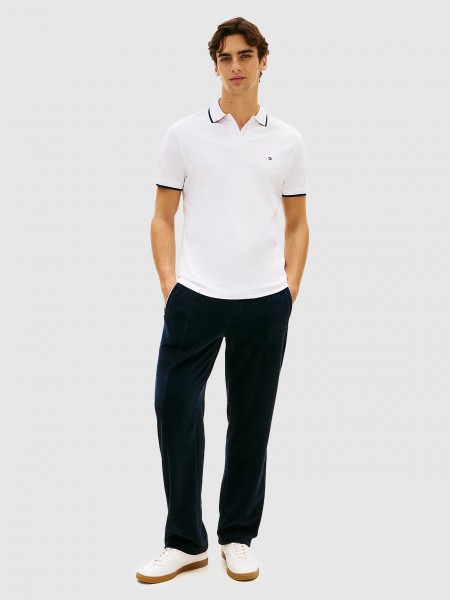 Polo Tommy Hilfiger Homem Pique Undercollar Reg Polo
