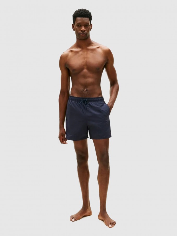 Shorts Man Navy Blue Tommy Hilfiger