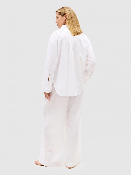 Camisa Tommy Hilfiger Mulher Oversized Shirt (Ext Sizing)