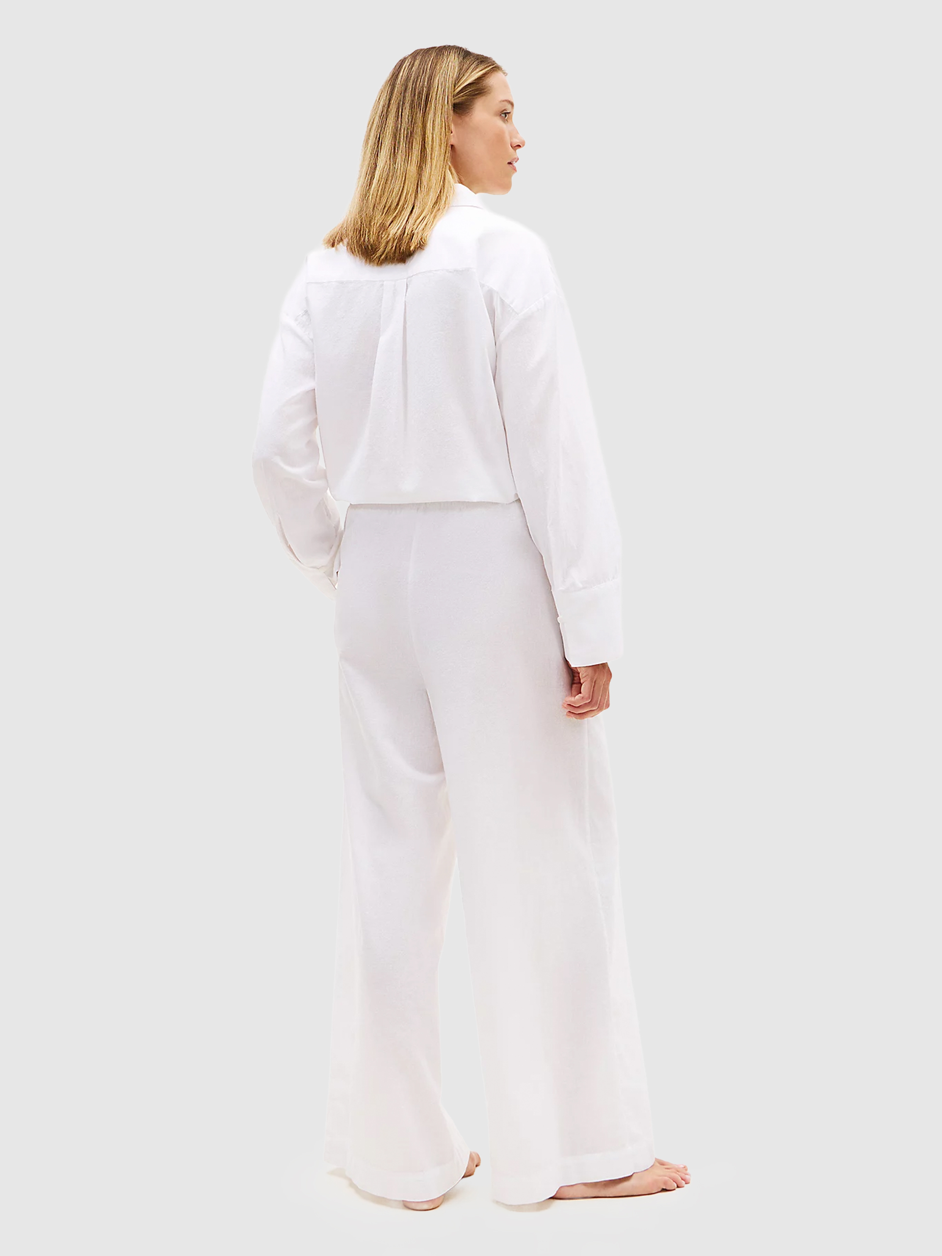 Pantalones Mujer Blanco Tommy Hilfiger