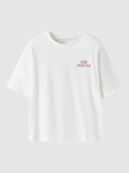 T-Shirt Name It Menina Nkffeivaz Ss Rlx Top Box
