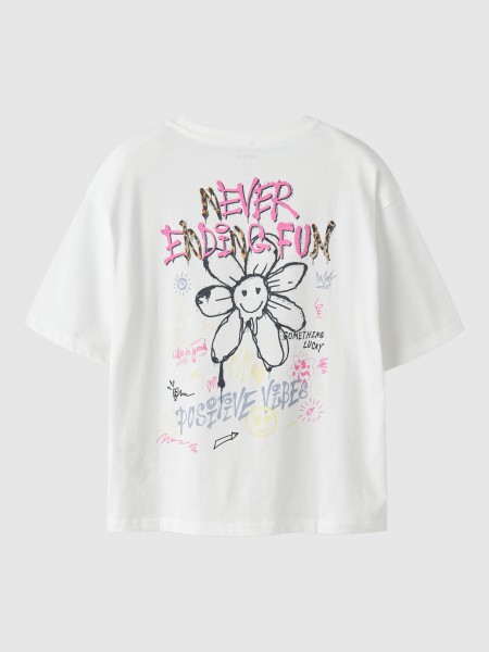 T-Shirt Name It Menina Nkffeivaz Ss Rlx Top Box