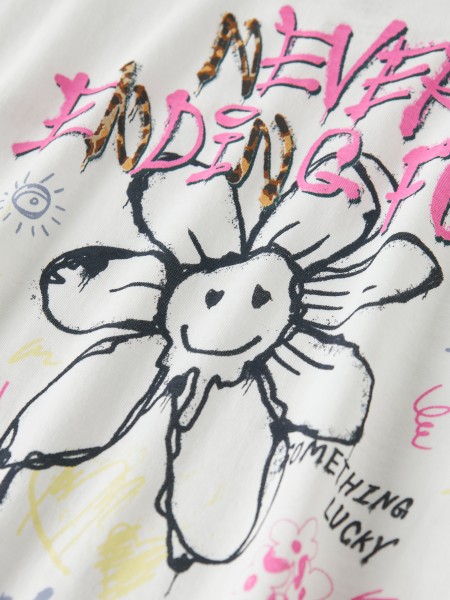 T-Shirt Name It Menina Nkffeivaz Ss Rlx Top Box