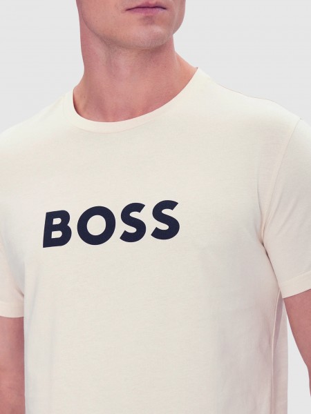 T-Shirt Boss Homem T-Shirt Rn