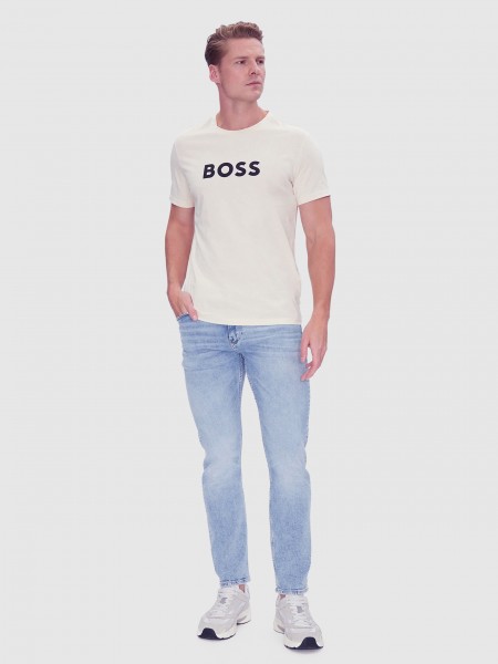 T-Shirt Boss Homem T-Shirt Rn