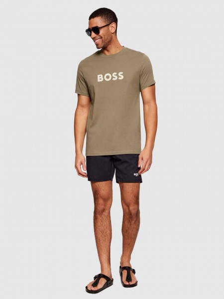 T-Shirt Boss Homem T-Shirt Rn