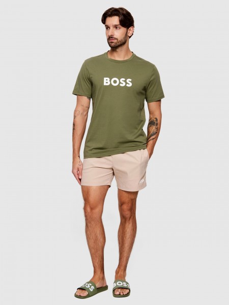 T-Shirt Boss Homem T-Shirt Rn
