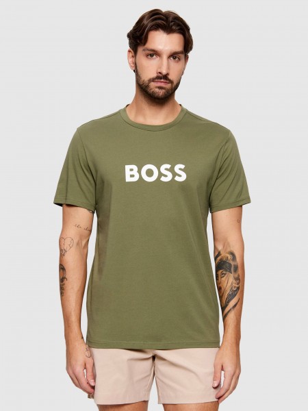 T-Shirt Boss Homem T-Shirt Rn