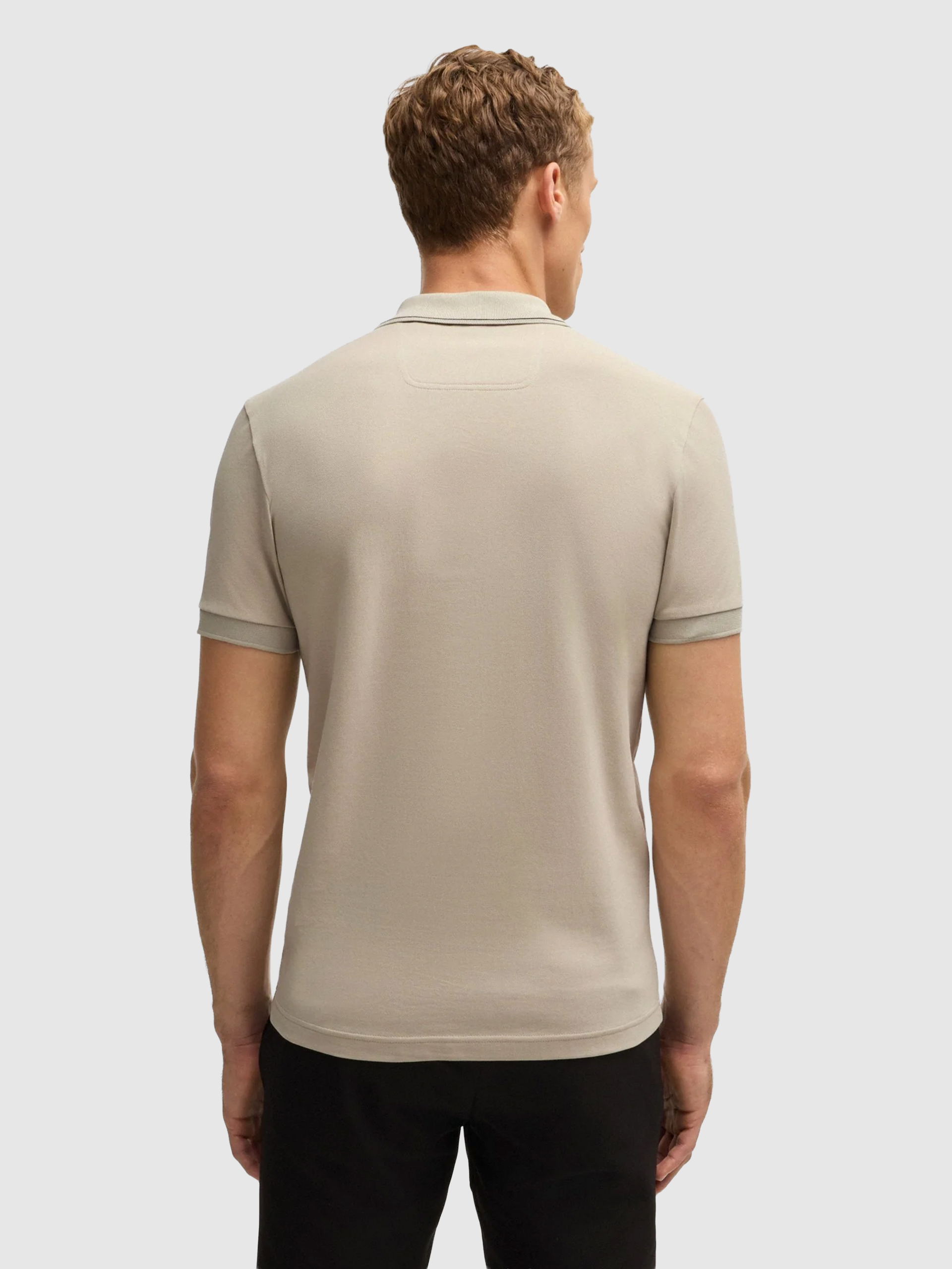 Polo Shirt Man Cream Boss - Orange