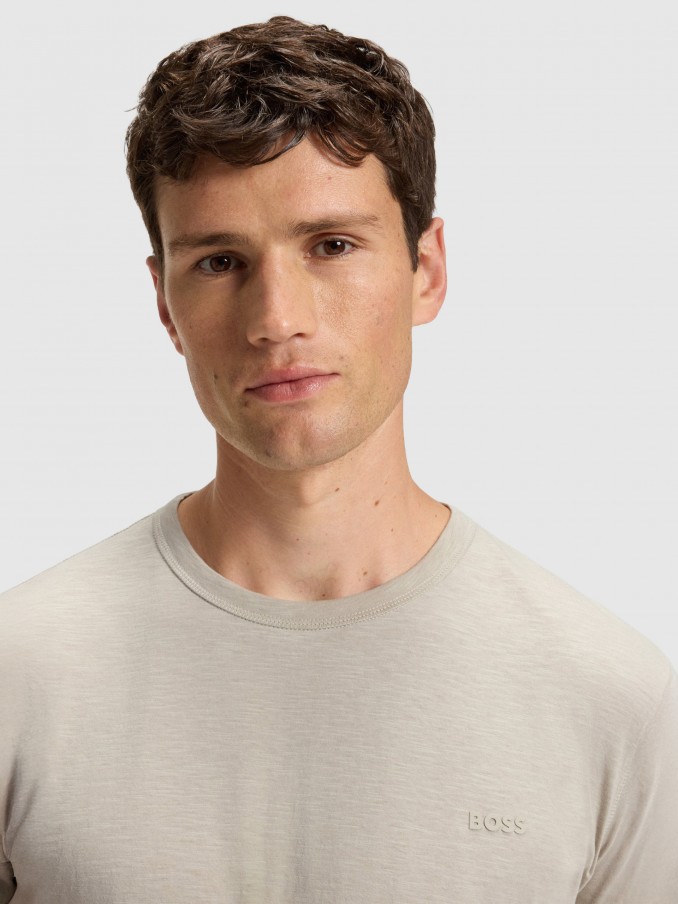 T-Shirt Man Beige Boss