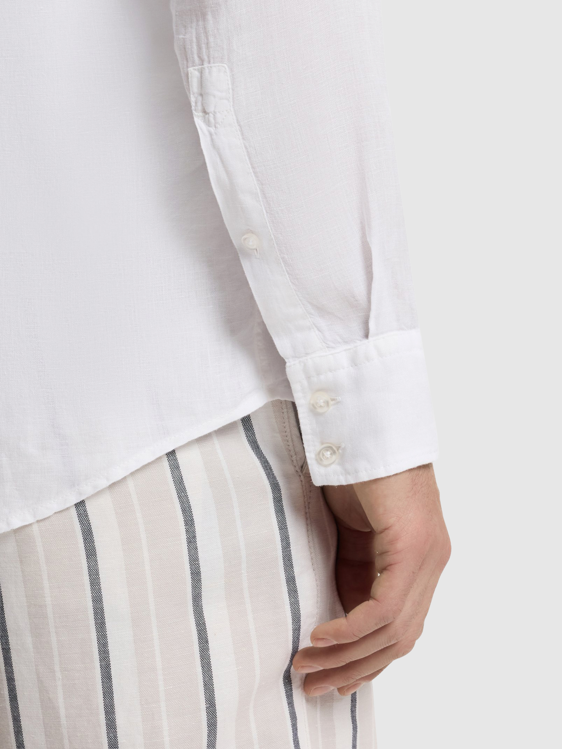 Shirt Man White Boss - Orange