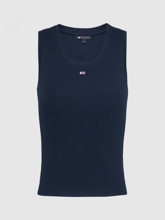 T-Shirt Woman Navy Blue Tommy Jeans