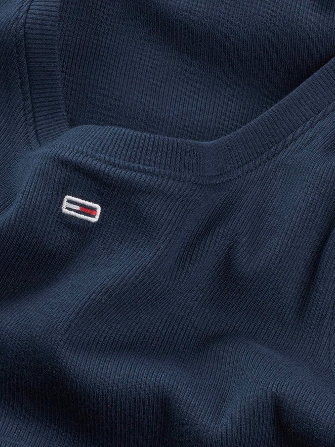 T-Shirt Woman Navy Blue Tommy Jeans