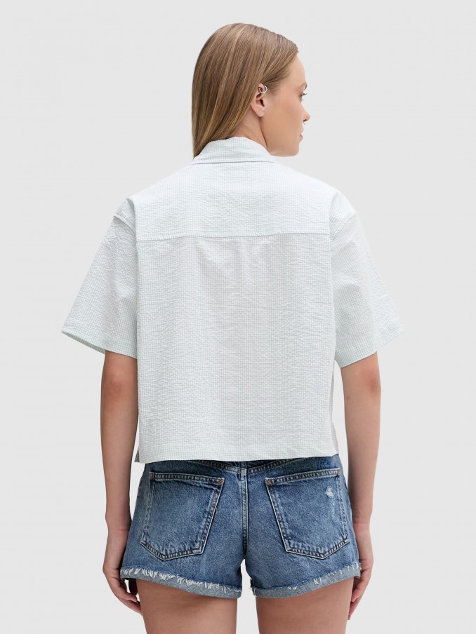 Shirt Woman Green Guess Jeans