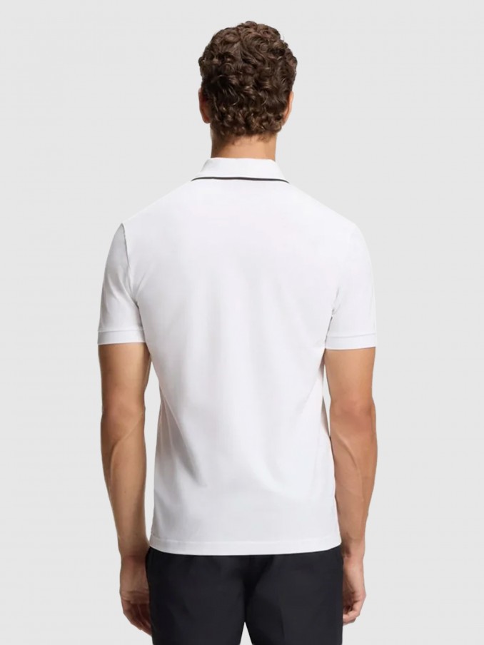 Polo Shirt Man White Boss