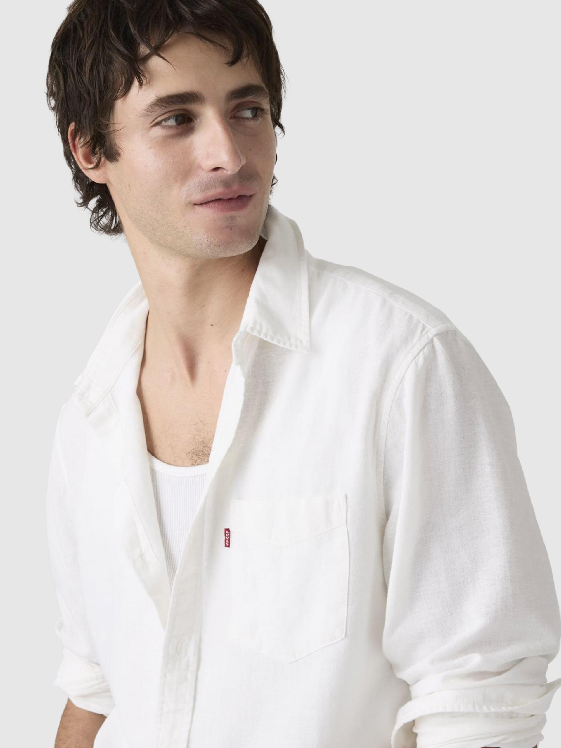 Shirt Man White Levis