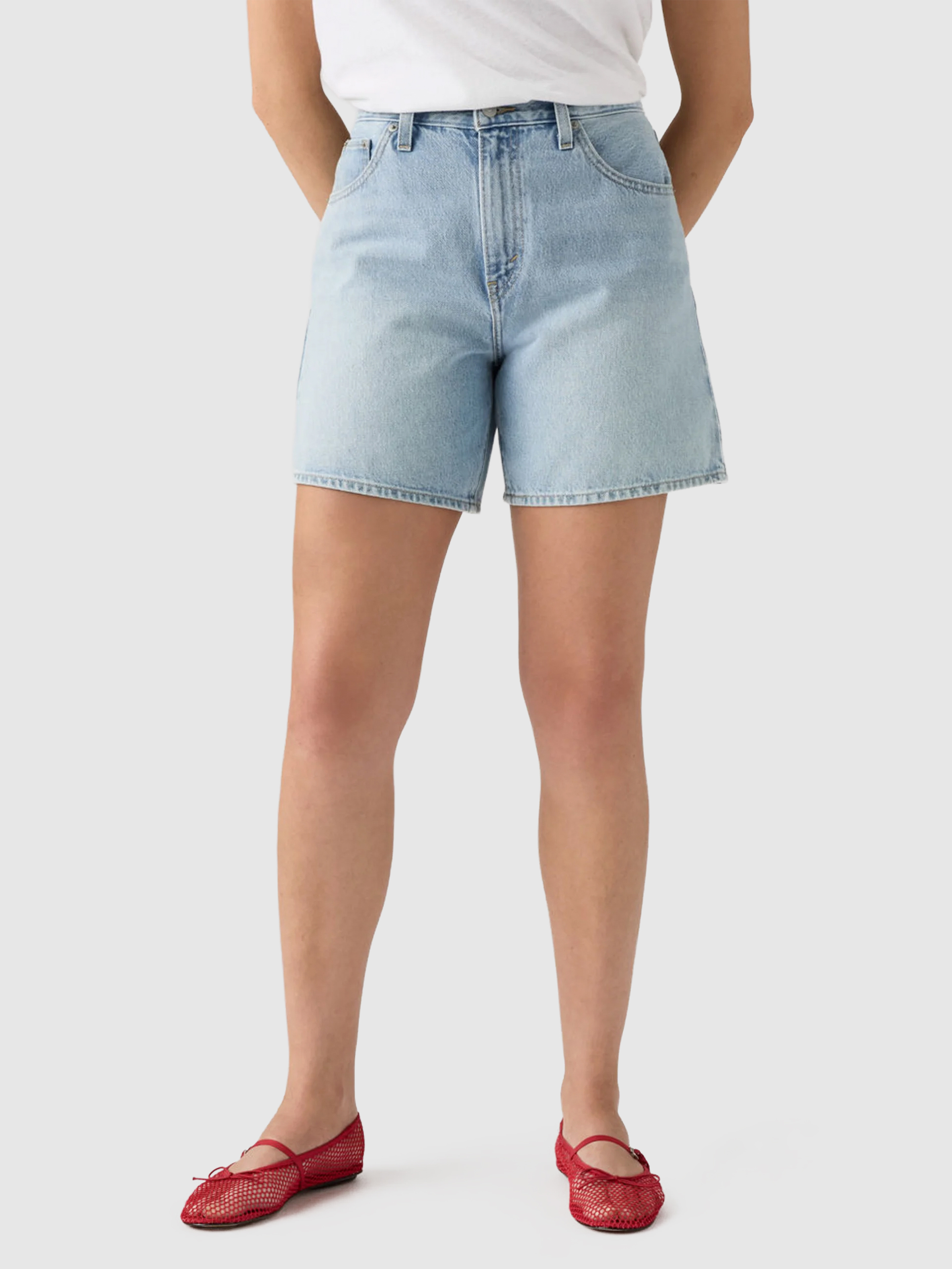 Pantalones Cortos Mujer Jeans Ligeros Levis