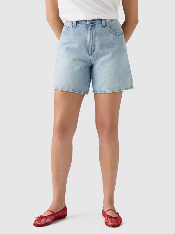 Pantalones Cortos Mujer Jeans Ligeros Levis