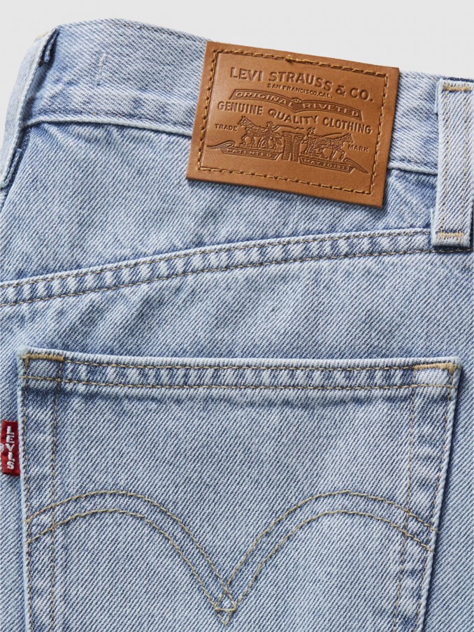 Pantalones Cortos Mujer Jeans Ligeros Levis
