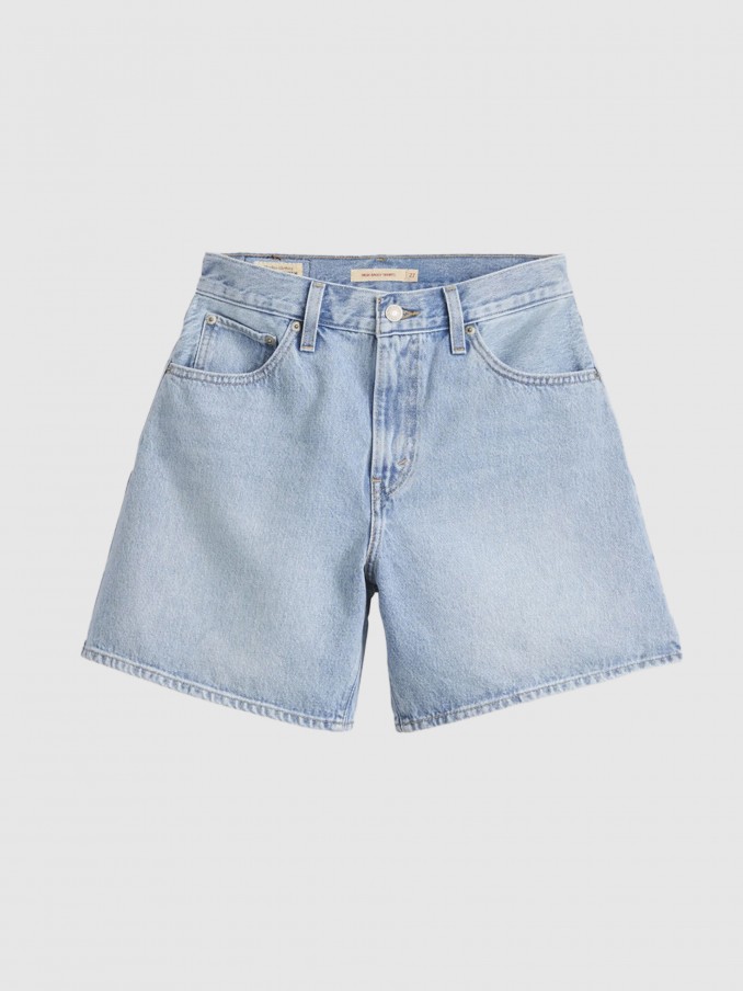 Pantalones Cortos Mujer Jeans Ligeros Levis
