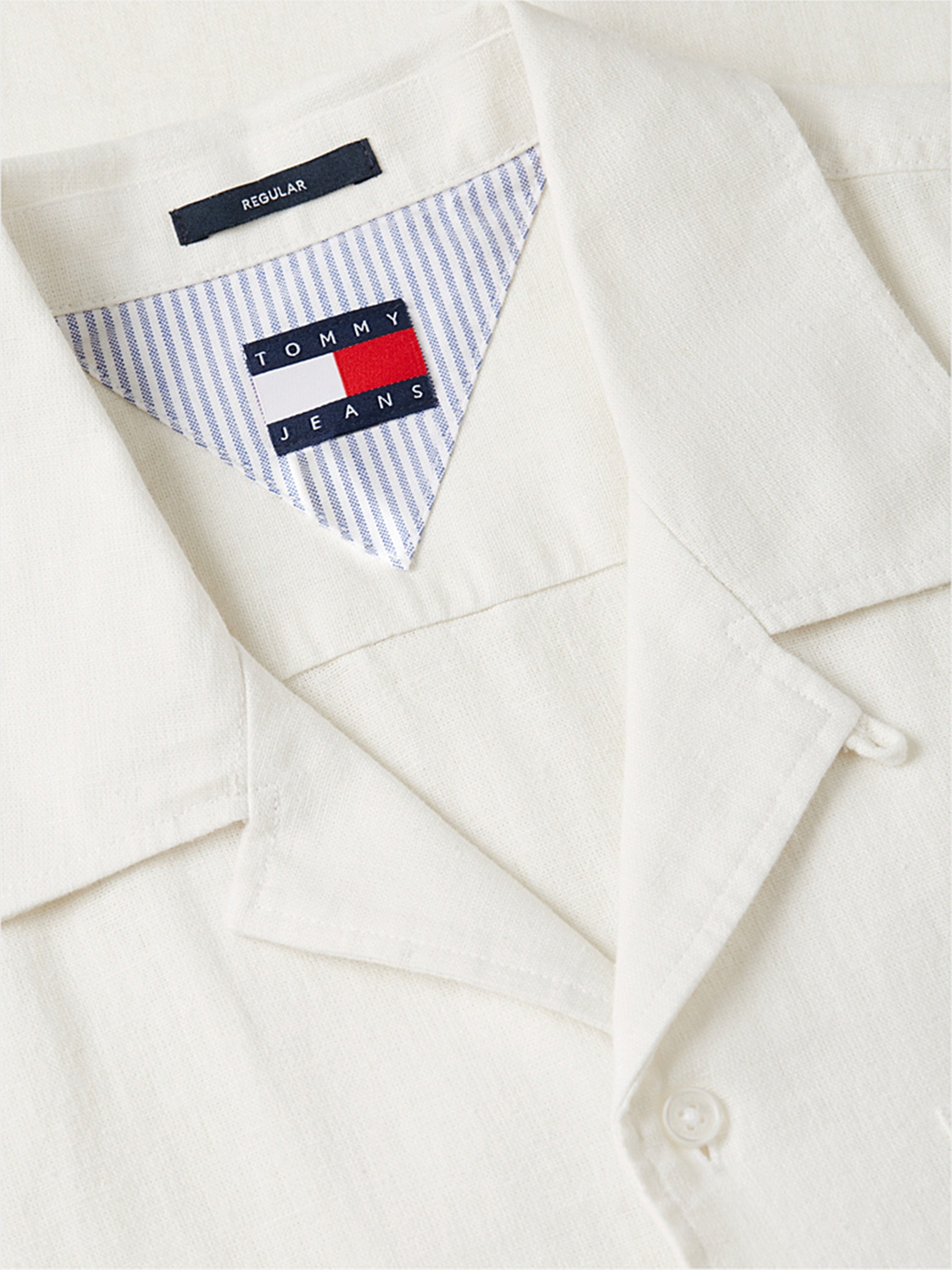 Shirt Man White Tommy Jeans
