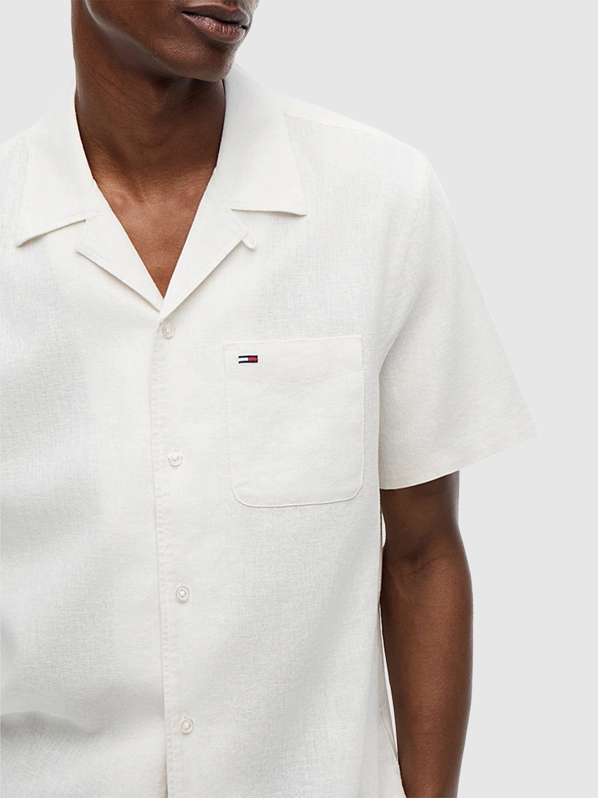 Shirt Man White Tommy Jeans