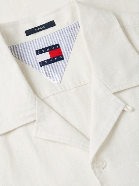 Shirt Man White Tommy Jeans Shirt Man White Tommy Jeans