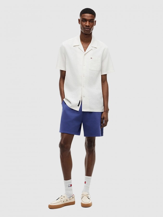 Shirt Man White Tommy Jeans