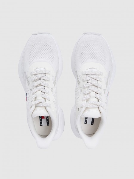 Sapatilha Tommy Jeans Mulher Tjw Sporty Knit Runner Sapatilha Tommy Jeans Mulher Tjw Sporty Knit Runner
