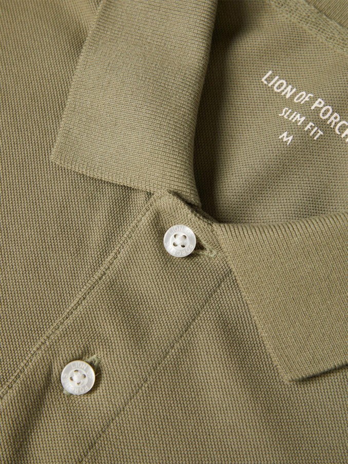 Polo Hombre Tropa Verde Lion Of Porches