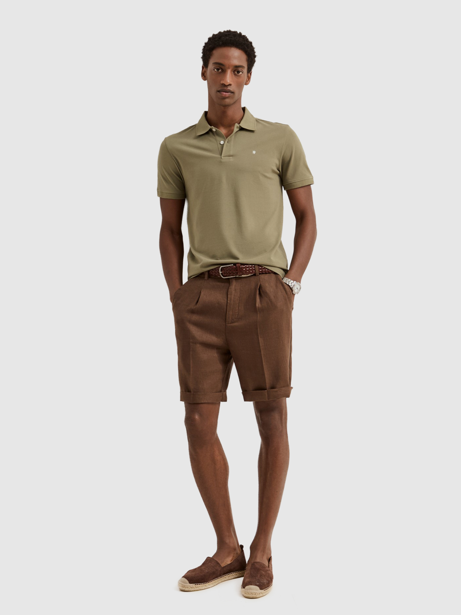 Polo Hombre Tropa Verde Lion Of Porches