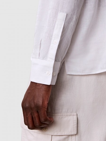 Shirt Man White Calvin Klein Shirt Man White Calvin Klein