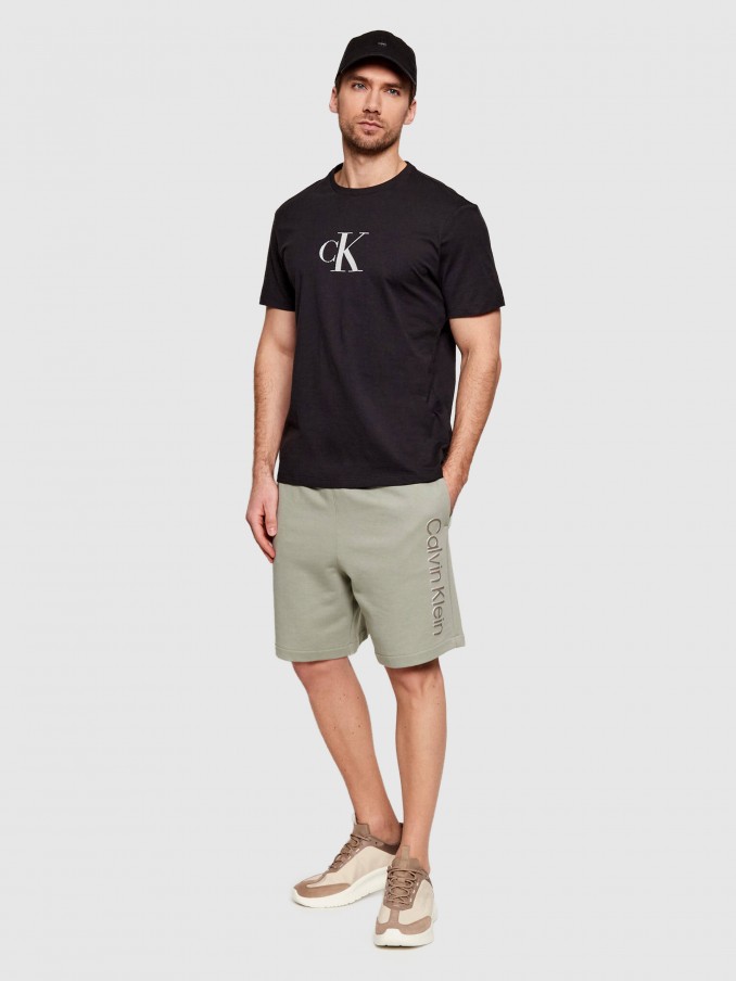 Pantalones Cortos Hombre Verde Calvin Klein