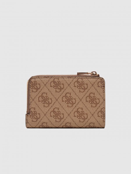Carteira Guess Mulher Laurel II Slg Zip Arnd Crd Cse