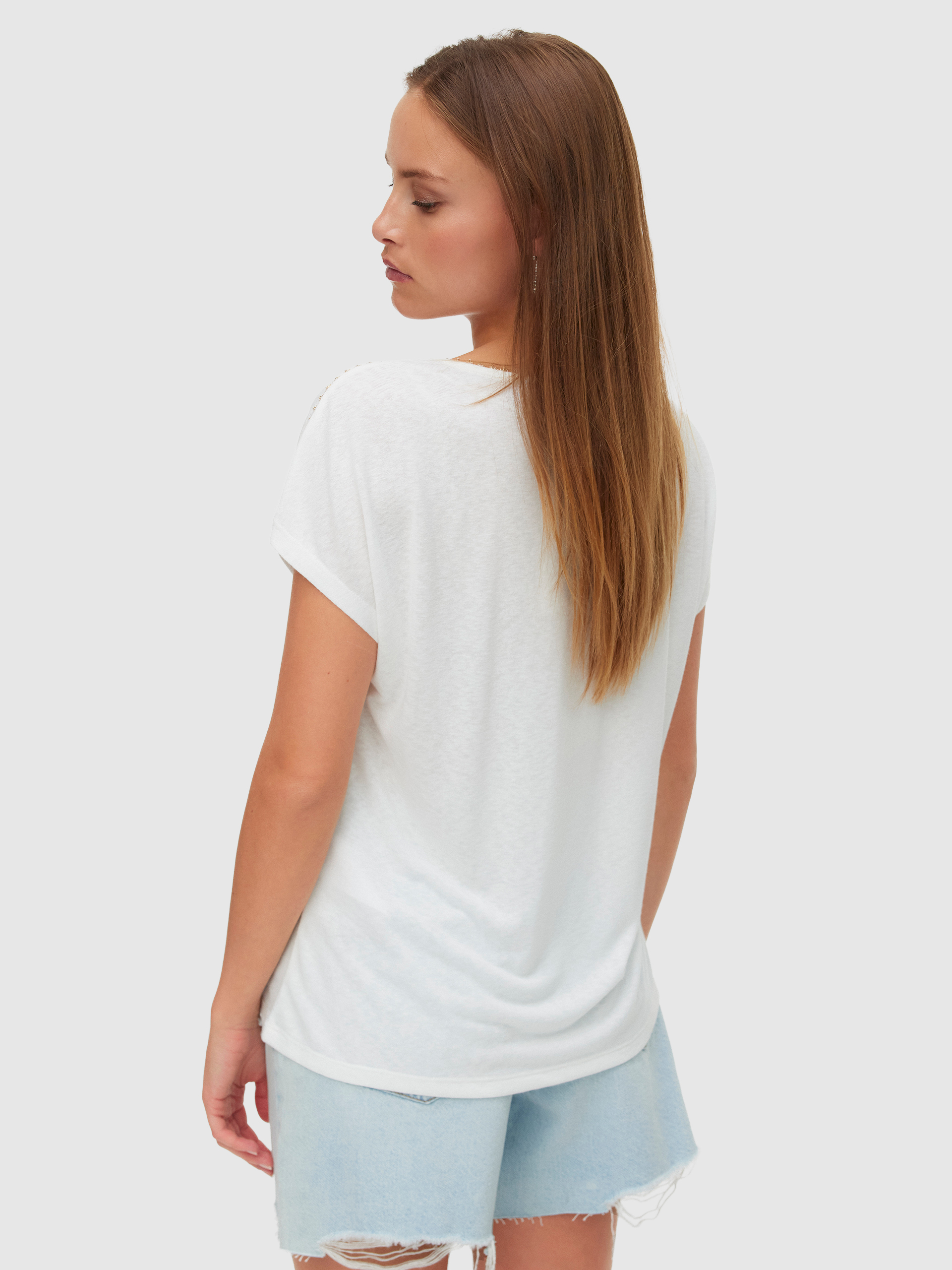 T-Shirt Woman White Vero Moda