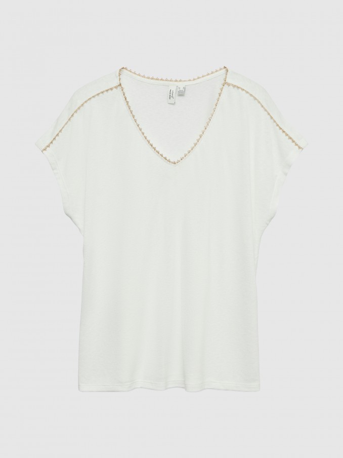 T-Shirt Woman White Vero Moda