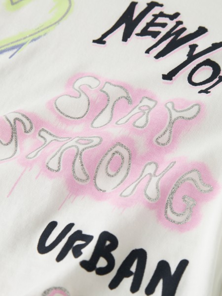 T-Shirt Name It Menina Nkffosiaz Ss Nreg Short Top Box