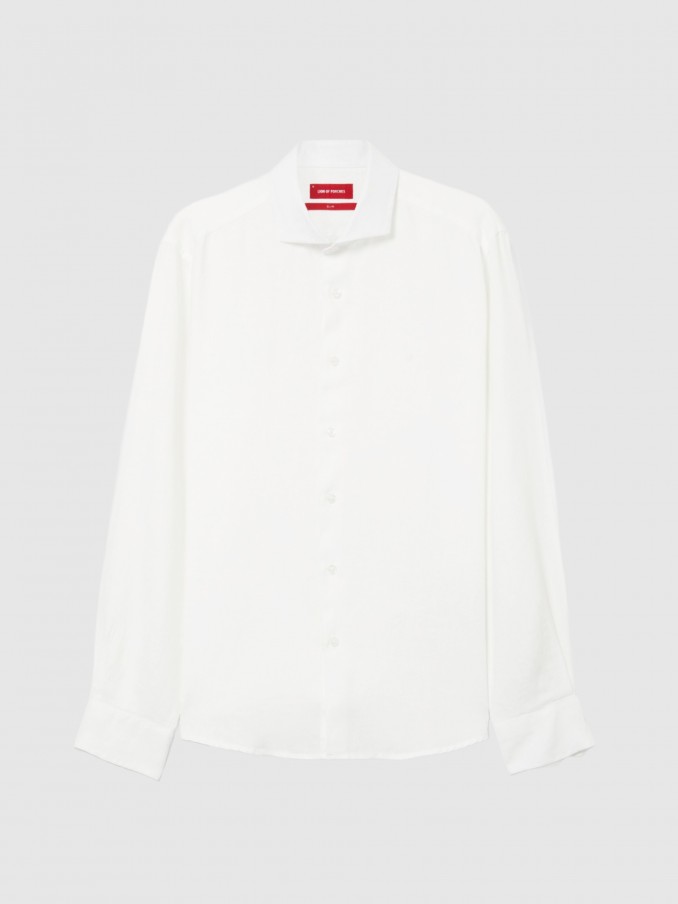 Camisa Hombre Blanco Lion Of Porches
