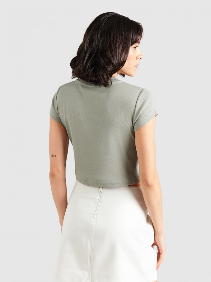 Mulher Monogram Baby Tee Calvin Klein