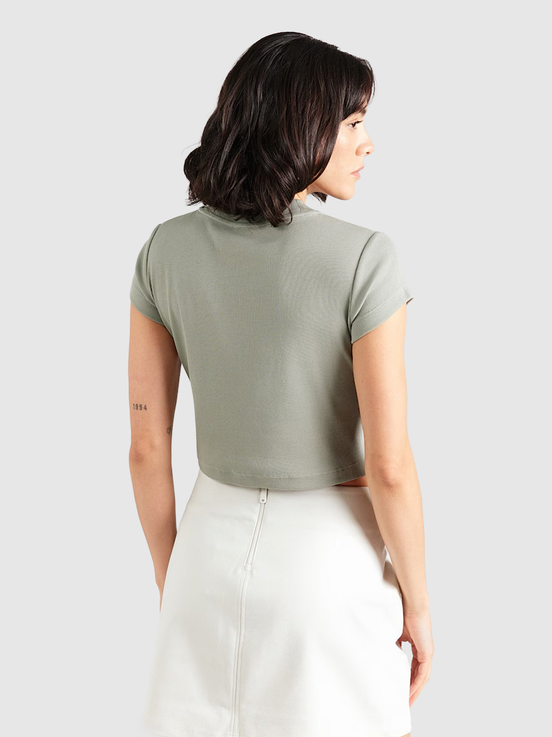 Mulher Monogram Baby Tee Calvin Klein
