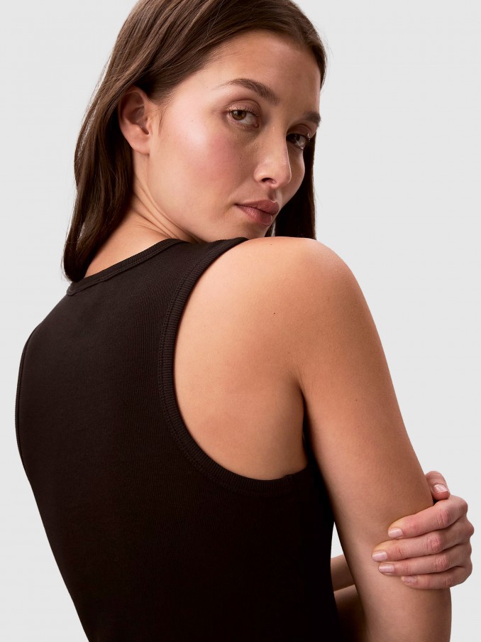 Vestido Mujer Negro Calvin Klein