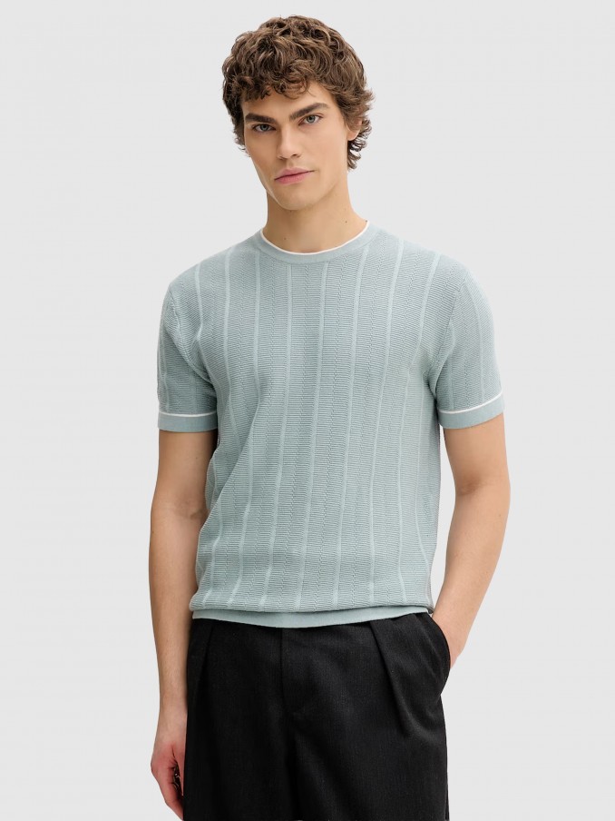 T-Shirt Man Green Guess Jeans