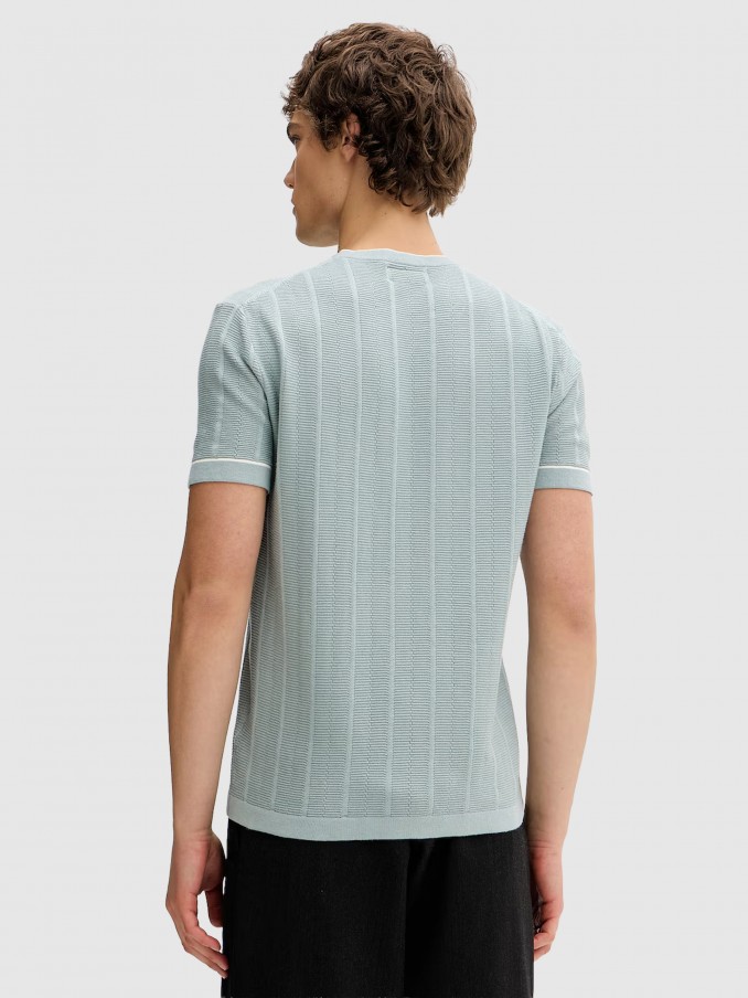 T-Shirt Man Green Guess Jeans