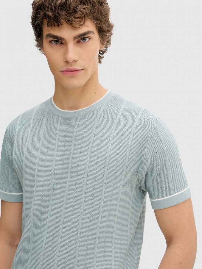 T-Shirt Man Green Guess Jeans