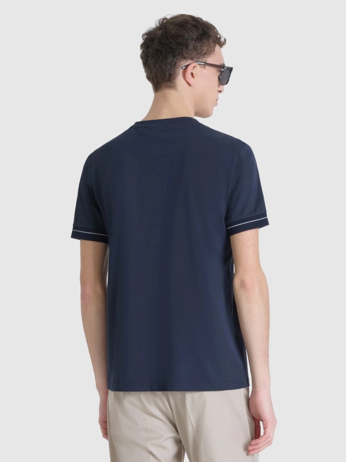 T-Shirt Man Navy Blue Antony Morato