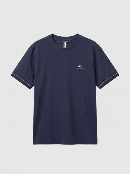 T-Shirt Man Navy Blue Antony Morato