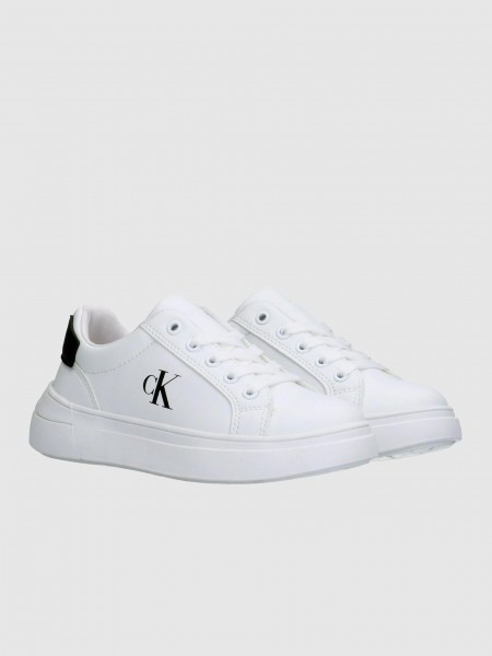 Sapatilha Calvin Klein Menino Low Cut Lace-Up Sneaker